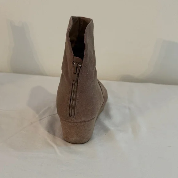 Chocolat Blu Taupe Suede Ankle Boots - Picture 12 of 14